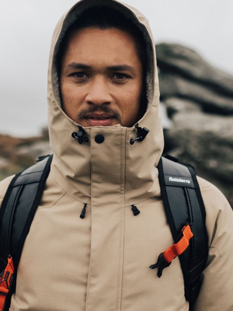 Finisterre Stylish Vellus Waterproof Parka Flint
