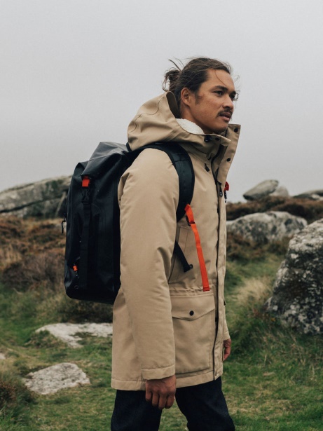 Finisterre Stylish Vellus Waterproof Parka Flint