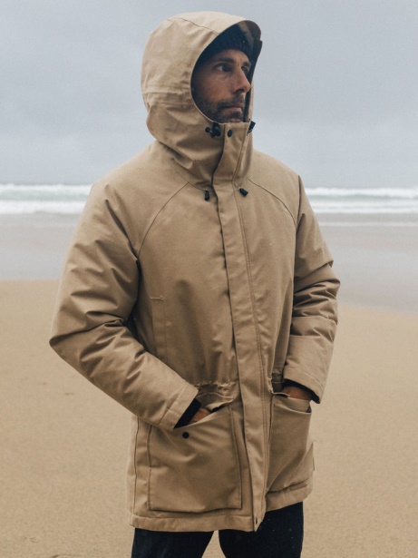 Finisterre Stylish Vellus Waterproof Parka Flint