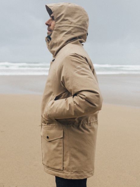Finisterre Stylish Vellus Waterproof Parka Flint