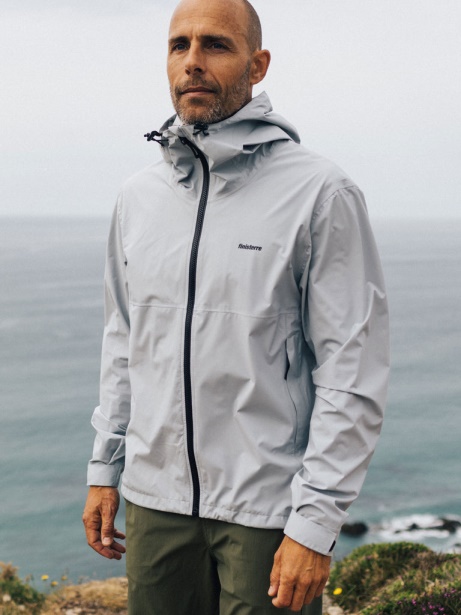 Finisterre Stylish Silver The Rainbird Waterproof Jacket