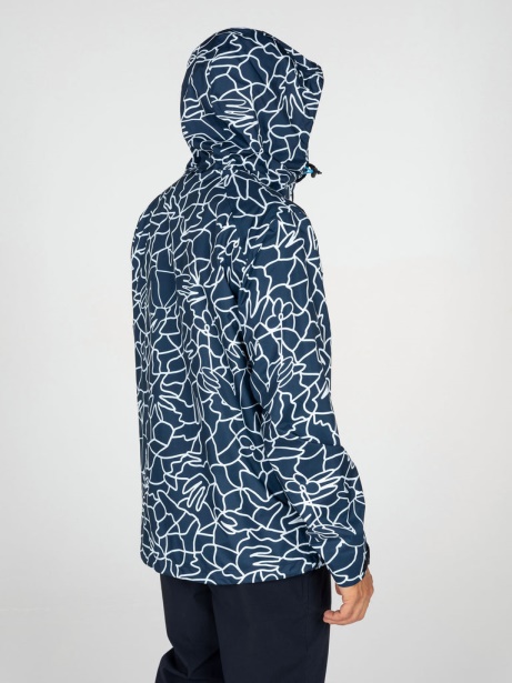 Men's Lucas Beaufort x Finisterre Stylish Rainbird Smock Navy Mosaic Finisterre Stylish