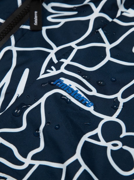 Men's Lucas Beaufort x Finisterre Stylish Rainbird Smock Navy Mosaic Finisterre Stylish