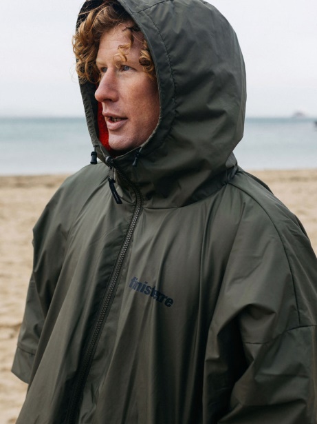 Olive/Flame Adelie Robe Finisterre Stylish