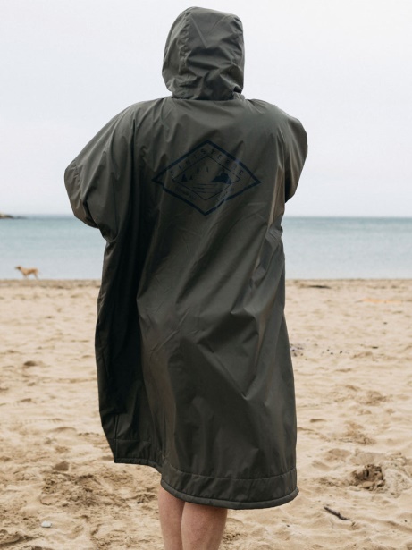 Olive/Flame Adelie Robe Finisterre Stylish