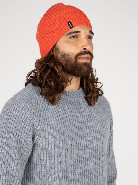 Tomma Ribbed Beanie Finisterre Stylish Flame