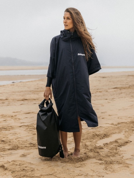 Navy Tego Robe Finisterre Stylish