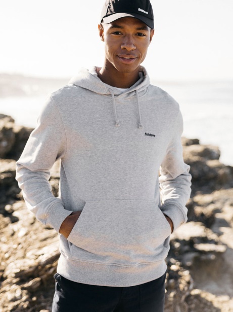 Coho Hoodie Grey Marl Finisterre Stylish