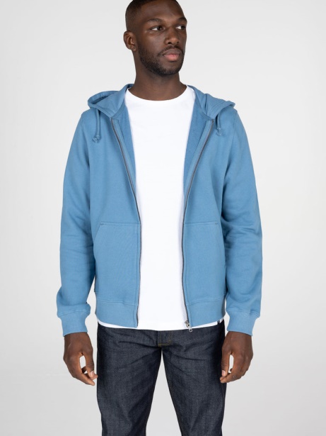 Copen Blue Coho Full Zip Hoodie Finisterre Stylish