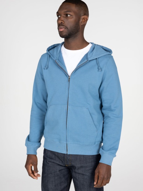 Copen Blue Coho Full Zip Hoodie Finisterre Stylish