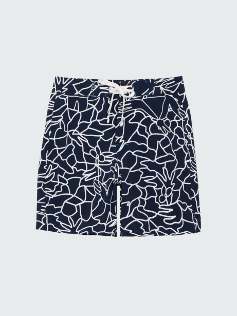 Finisterre Stylish Navy Mosaic Lucas Beaufort Finisterre Stylish Badlands Short