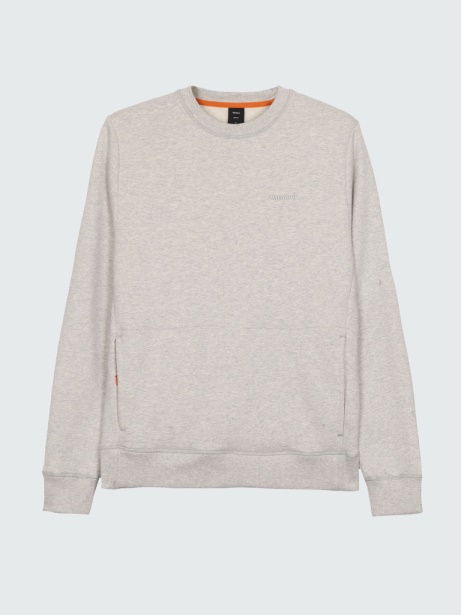 Finisterre Stylish Zawn Sweatshirt Grey Marl