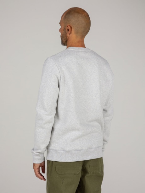Finisterre Stylish Zawn Sweatshirt Grey Marl