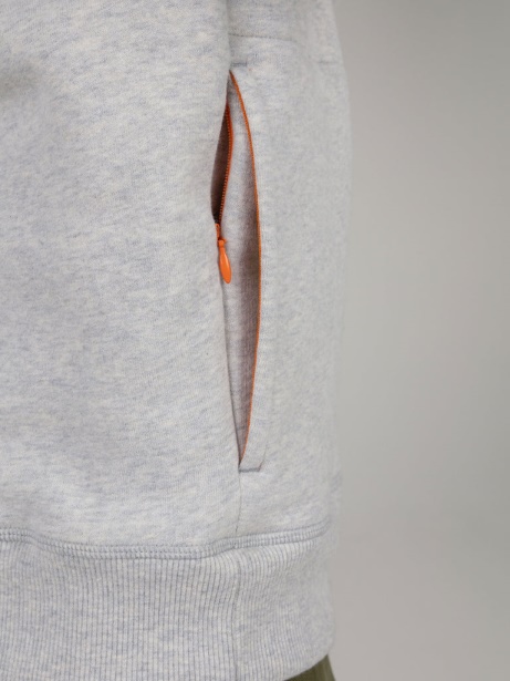 Finisterre Stylish Zawn Sweatshirt Grey Marl