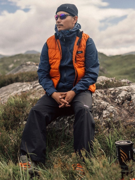 Finisterre Stylish Incus Insulated Gilet Copper