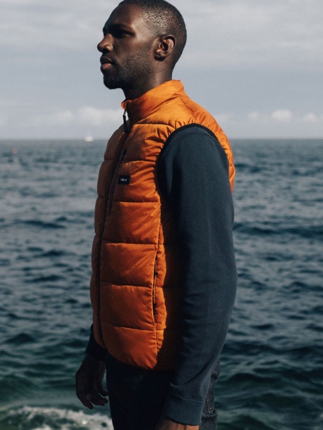 Finisterre Stylish Incus Insulated Gilet Copper