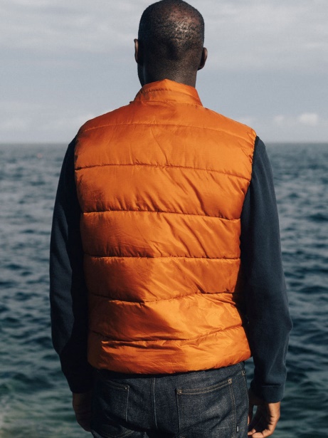 Finisterre Stylish Incus Insulated Gilet Copper