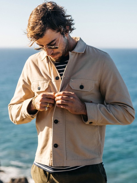 Flint Basset Trucker Jacket Finisterre Stylish