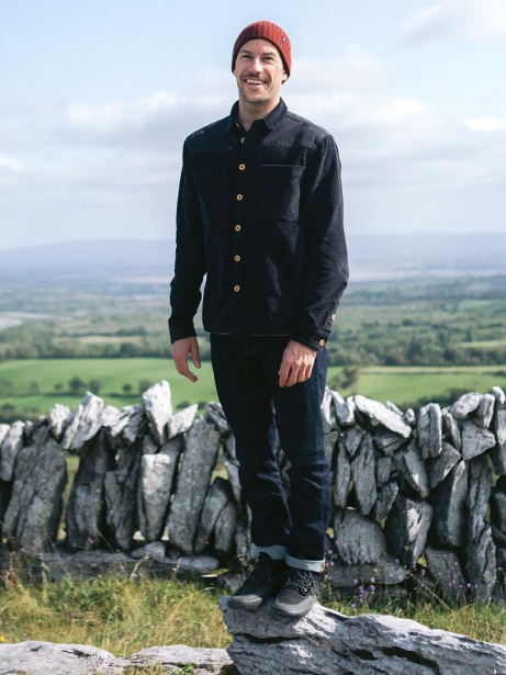 Cordium Shirt Navy Finisterre Stylish