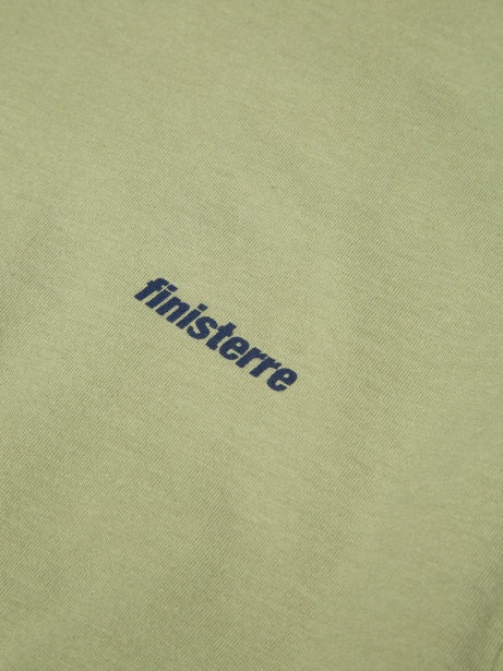 Finisterre Stylish Bayleaf Harlyn Logo Long Sleeve T-Shirt