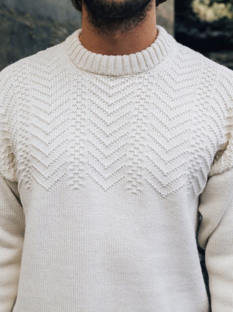 Ecru RNLI Malin Gansey Jumper Finisterre Stylish