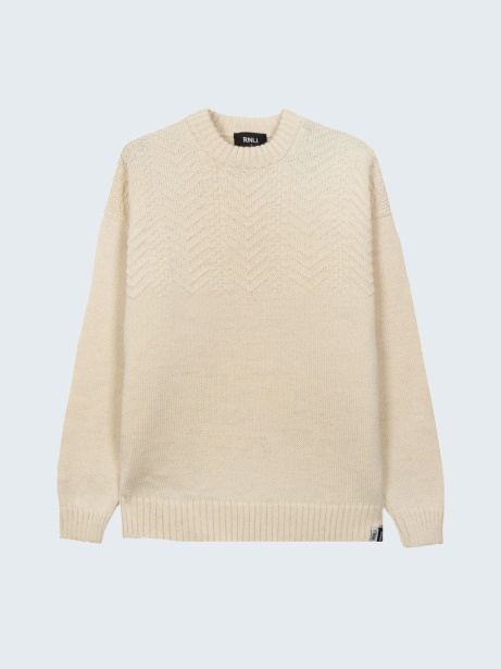 Ecru RNLI Malin Gansey Jumper Finisterre Stylish