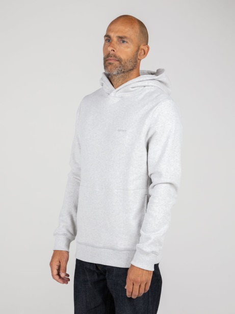 Finisterre Stylish Zawn Hoodie Grey Marl