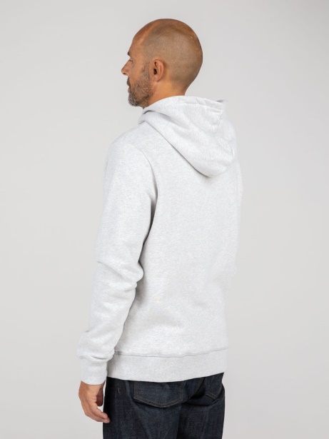 Finisterre Stylish Zawn Hoodie Grey Marl