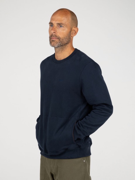 Navy Finisterre Stylish Zawn Sweatshirt
