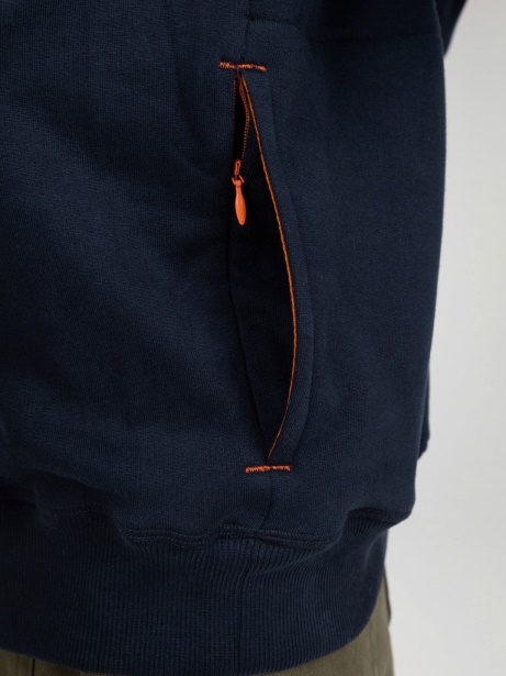 Navy Finisterre Stylish Zawn Sweatshirt