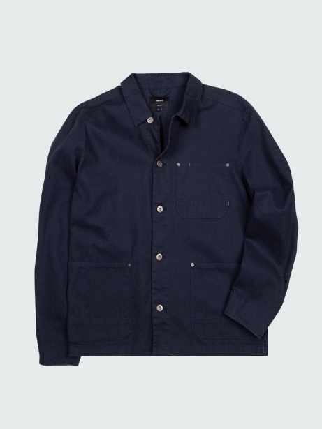 Basset Chore Jacket Navy Finisterre Stylish