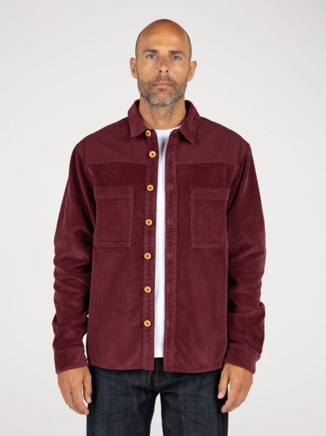 Finisterre Stylish Dark Burgundy Cordium Shirt