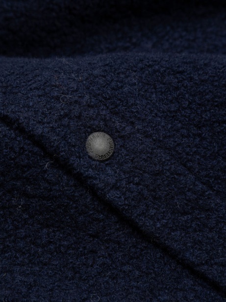 Finisterre Stylish Hegen Fleece Shirt Navy