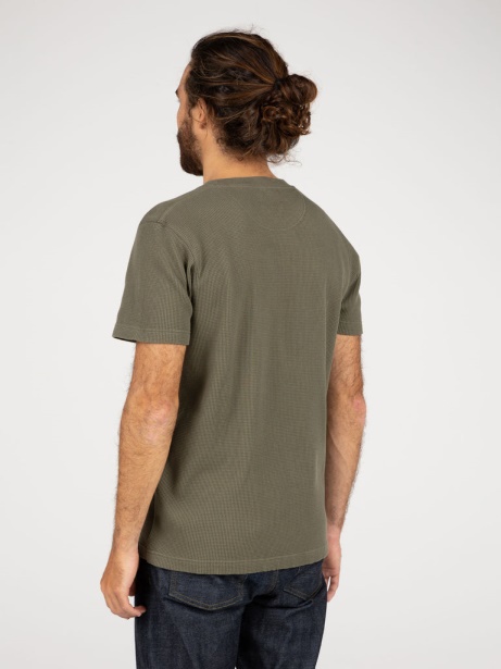 Olive Dunnet Waffle T-Shirt Finisterre Stylish