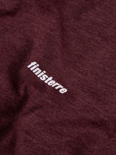 Navy/Burgundy Finisterre Stylish Bailey Long Sleeve T-Shirt