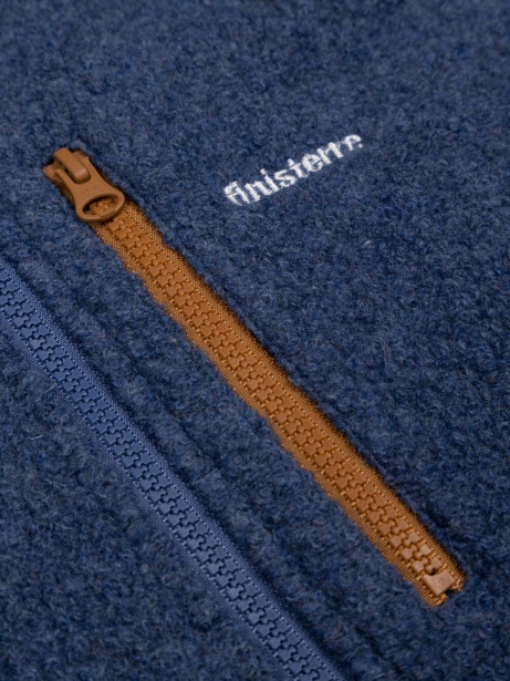 Hegen Full Zip Wool Fleece Dark Ozone Finisterre Stylish