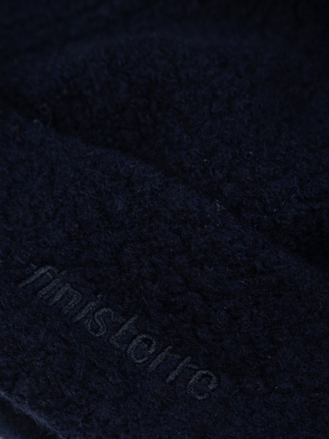 Finisterre Stylish Navy Wool Fleece Beanie