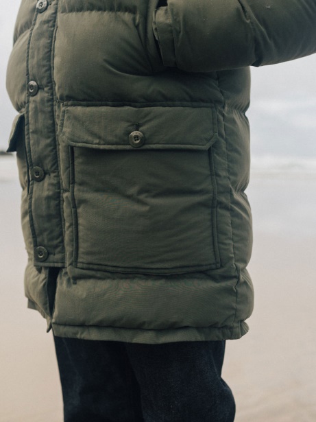 Finisterre Stylish Fourier Insulated Parka Dark Olive