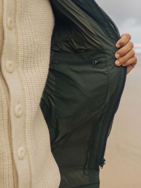 Finisterre Stylish Fourier Insulated Parka Dark Olive