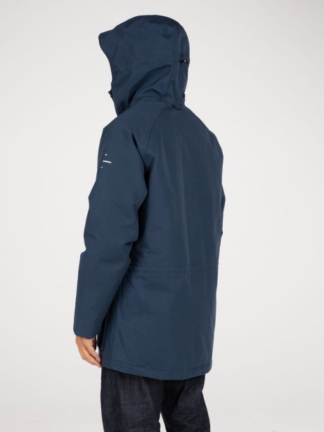 Finisterre Stylish Vellus Waterproof Parka Navy
