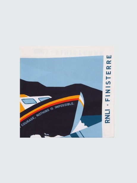 Ecru/Blue Finisterre Stylish RNLI David Doran Bandana