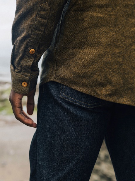 Sable Dobby Gylly Shirt Finisterre Stylish