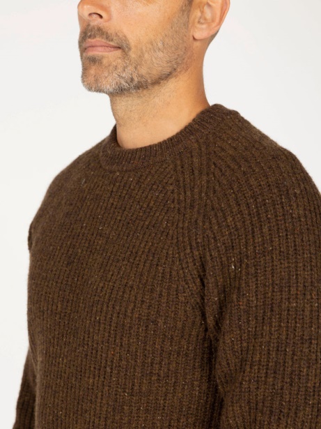 Mora Knit Jumper Finisterre Stylish Coffee