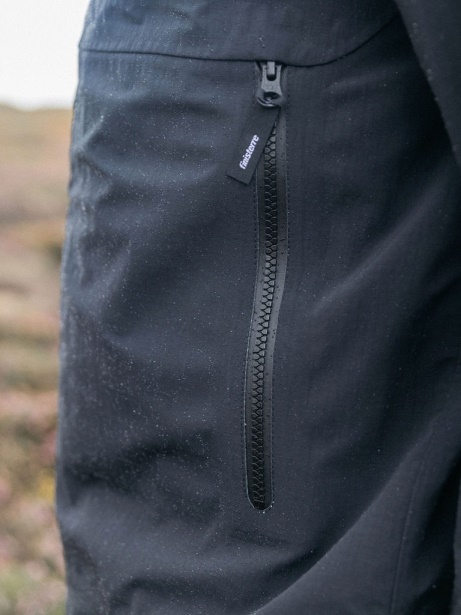 Men's Stormbird Waterproof Jacket Black Finisterre Stylish