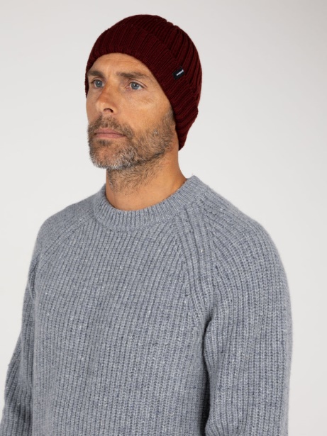 Dark Burgundy Finisterre Stylish Fisherman Beanie