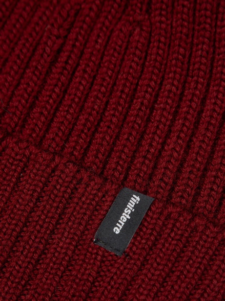 Dark Burgundy Finisterre Stylish Fisherman Beanie