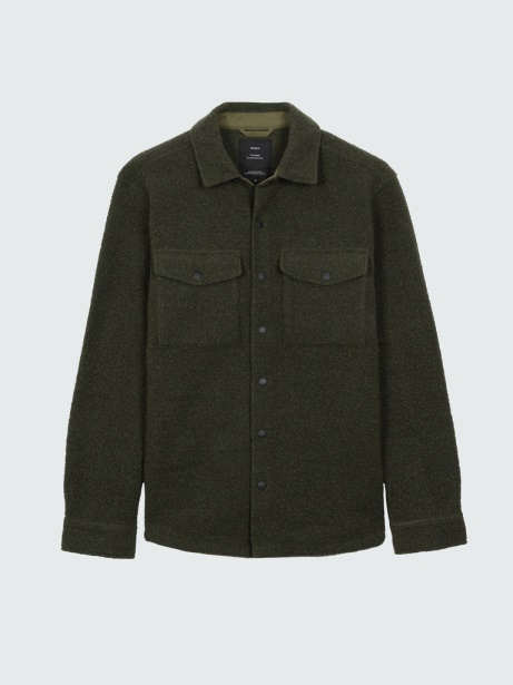 Hegen Fleece Shirt Finisterre Stylish Dark Olive