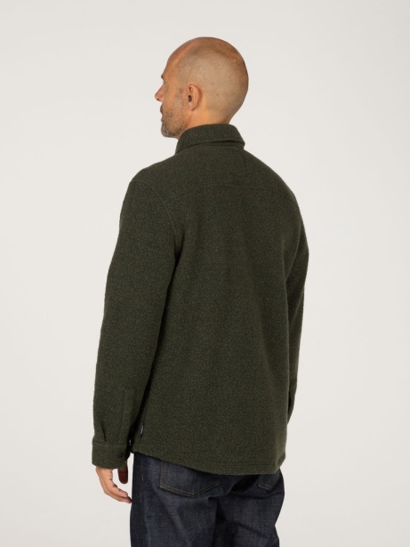Hegen Fleece Shirt Finisterre Stylish Dark Olive