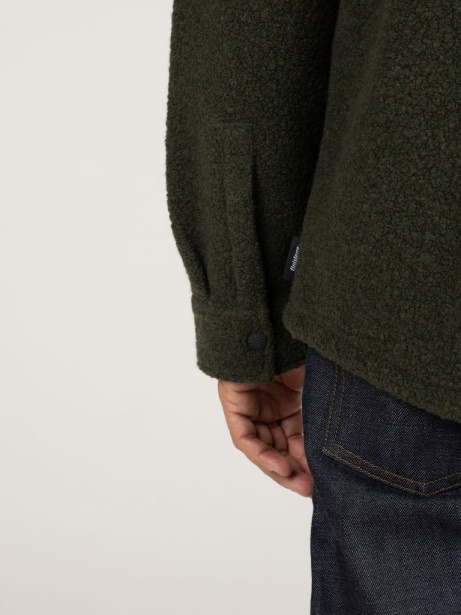 Hegen Fleece Shirt Finisterre Stylish Dark Olive