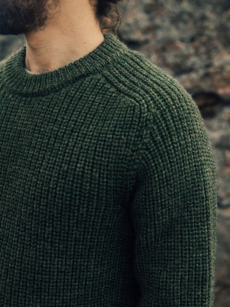 Olive Needus Jumper Finisterre Stylish